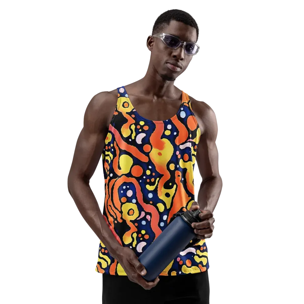Molten Playground on Men's Tank Top — Front