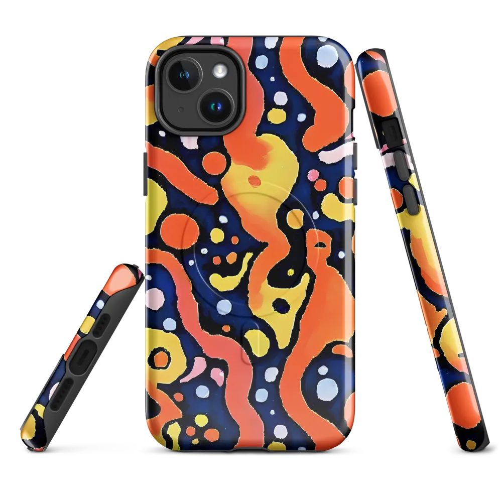 Molten Playground on MagSafe Tough Case for iPhone® — Front