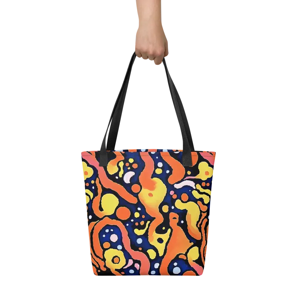 Molten Playground on Tote Bag — Front