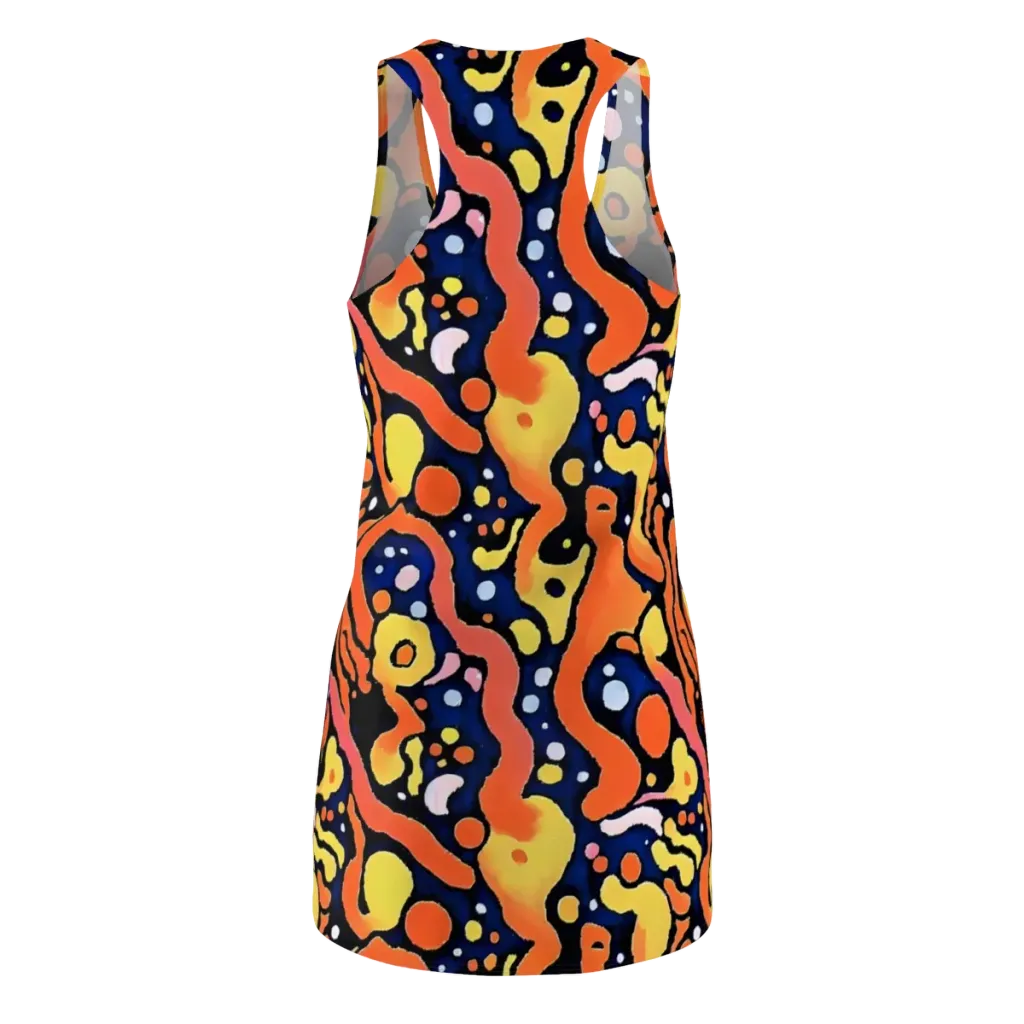 Molten Playground on Racerback Dress — Back