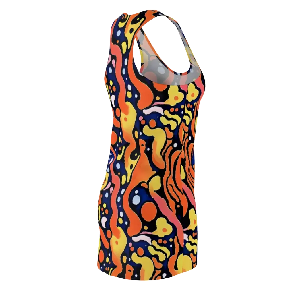 Molten Playground on Racerback Dress — Back Side