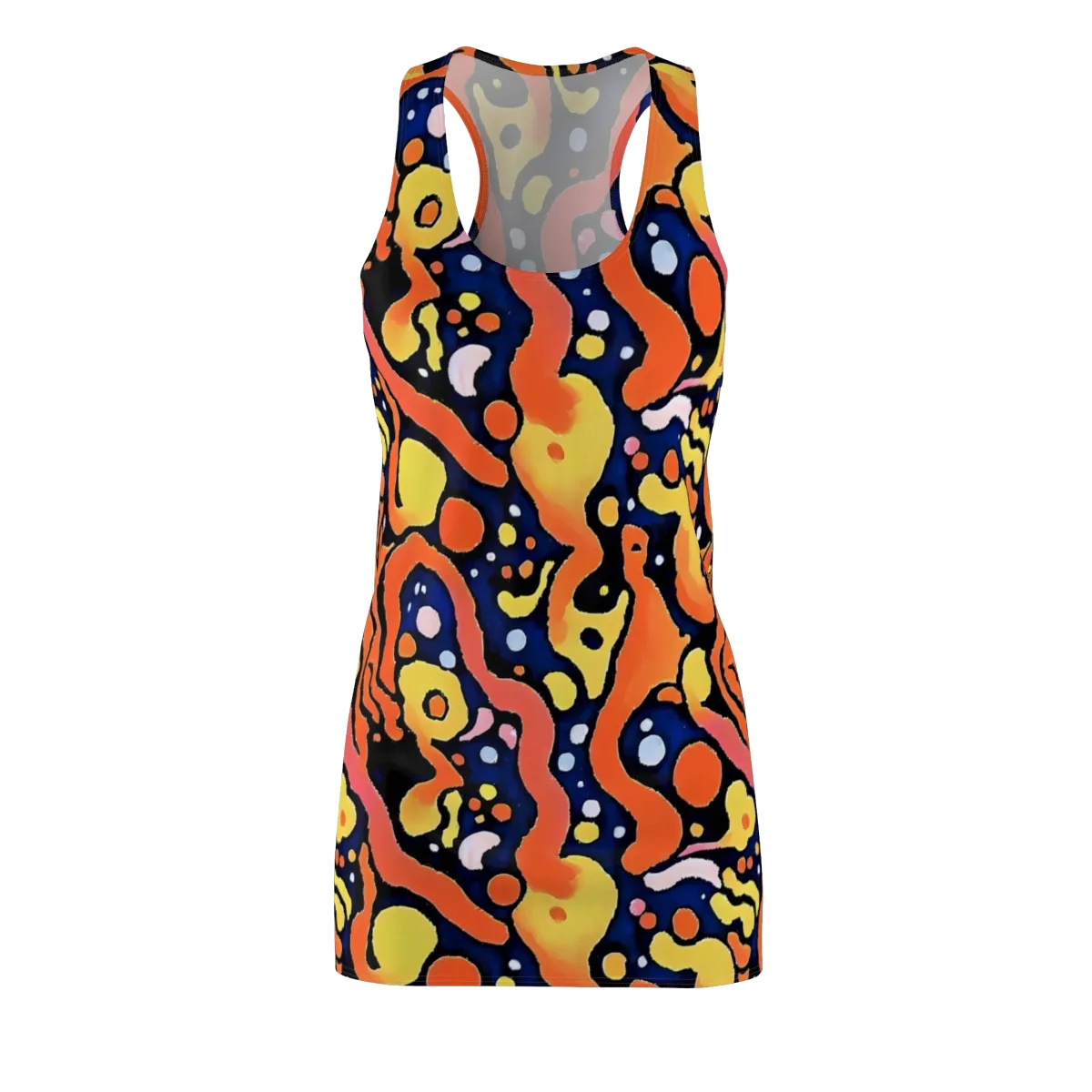 Molten Playground on Racerback Dress — Front