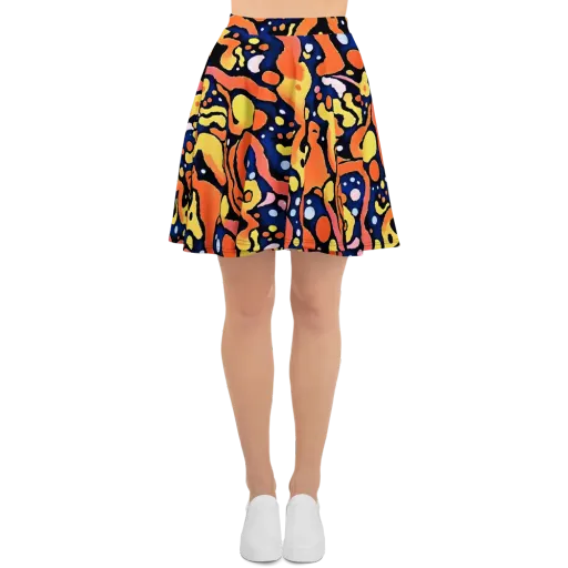 Molten Playground on a Skater Skirt