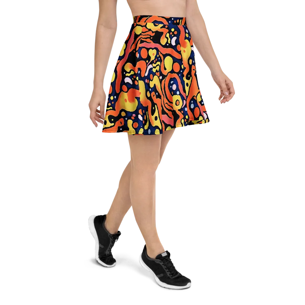 Molten Playground on Skater Skirt — Right