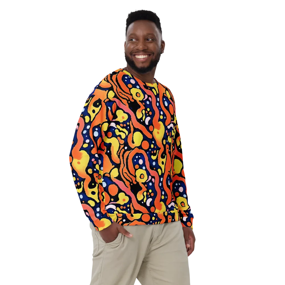 Molten Playground on Sweatshirt — Front