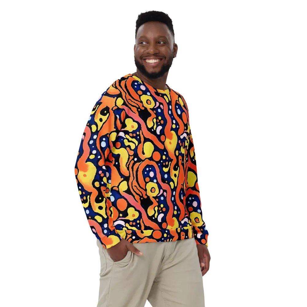 Molten Playground on Sweatshirt — Front