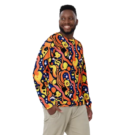 Molten Playground on a Sweatshirt