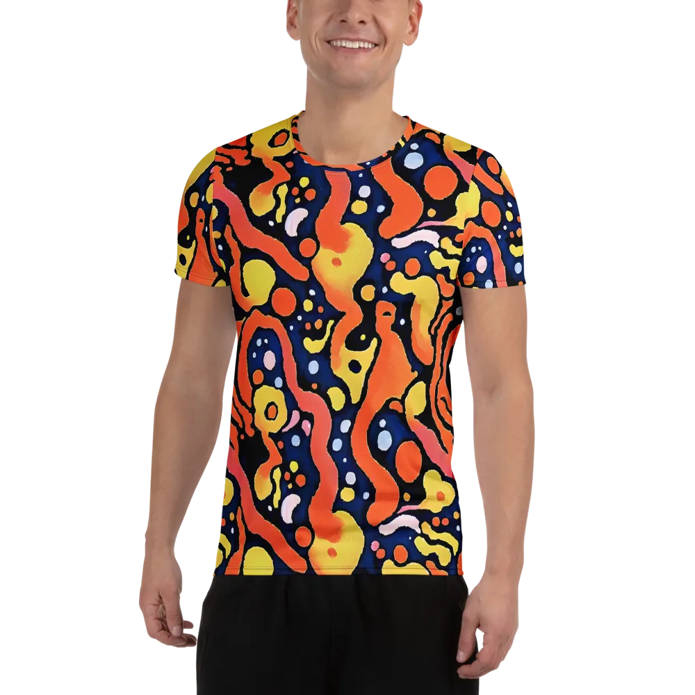 Molten Playground on Men's Athletic T-Shirt — Front