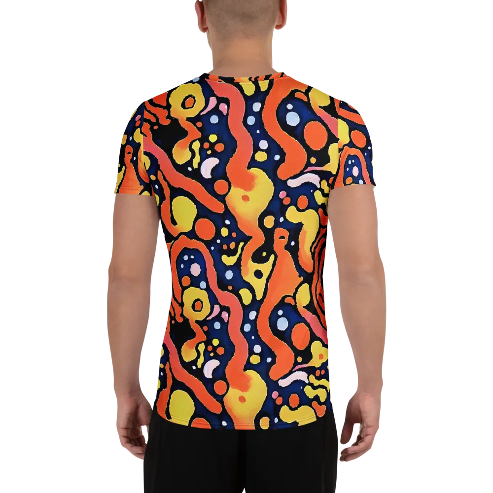 Molten Playground on Men's Athletic T-Shirt — Back