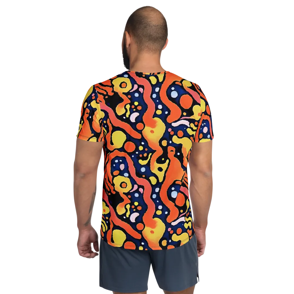 Molten Playground on Men's Athletic T-Shirt — Back