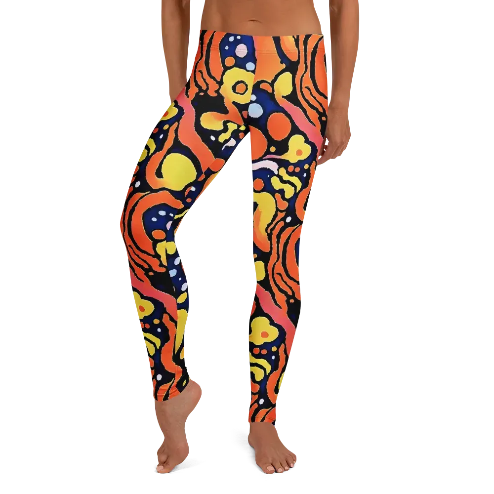 Molten Playground on Leggings — Front