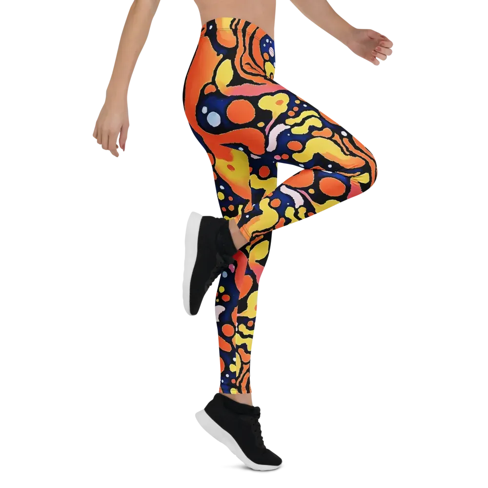 Molten Playground on Leggings — Right