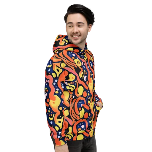 Molten Playground on a Hoodie