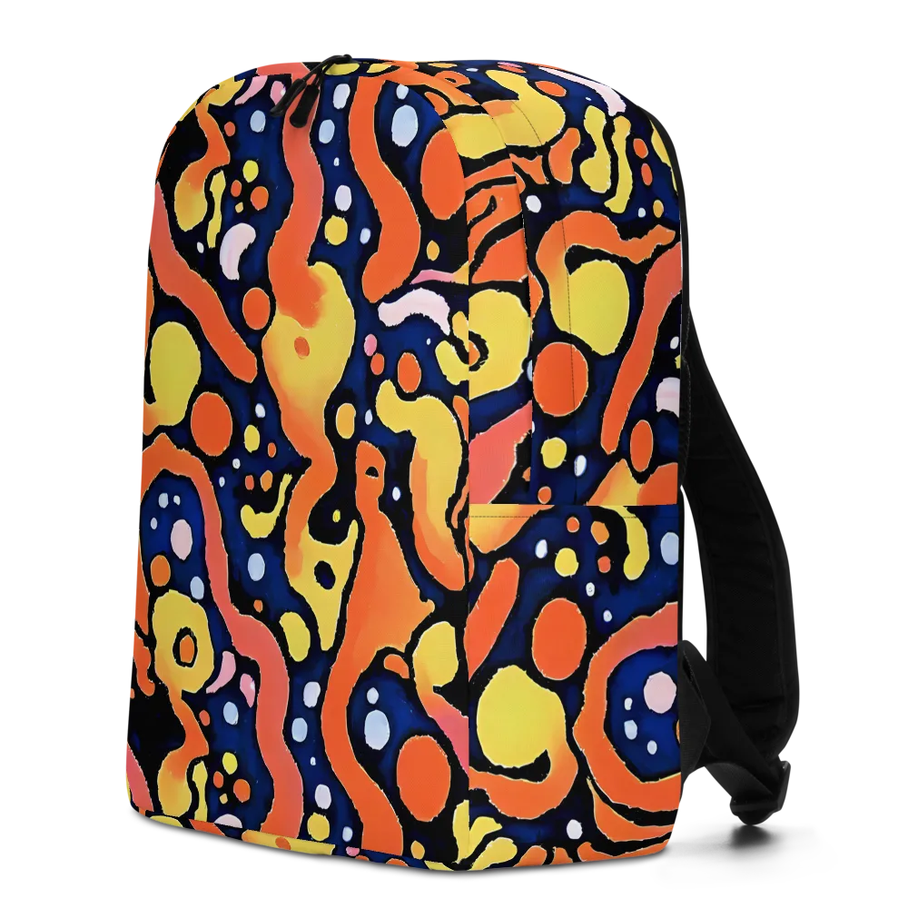 Molten Playground on Minimalist Backpack — Left