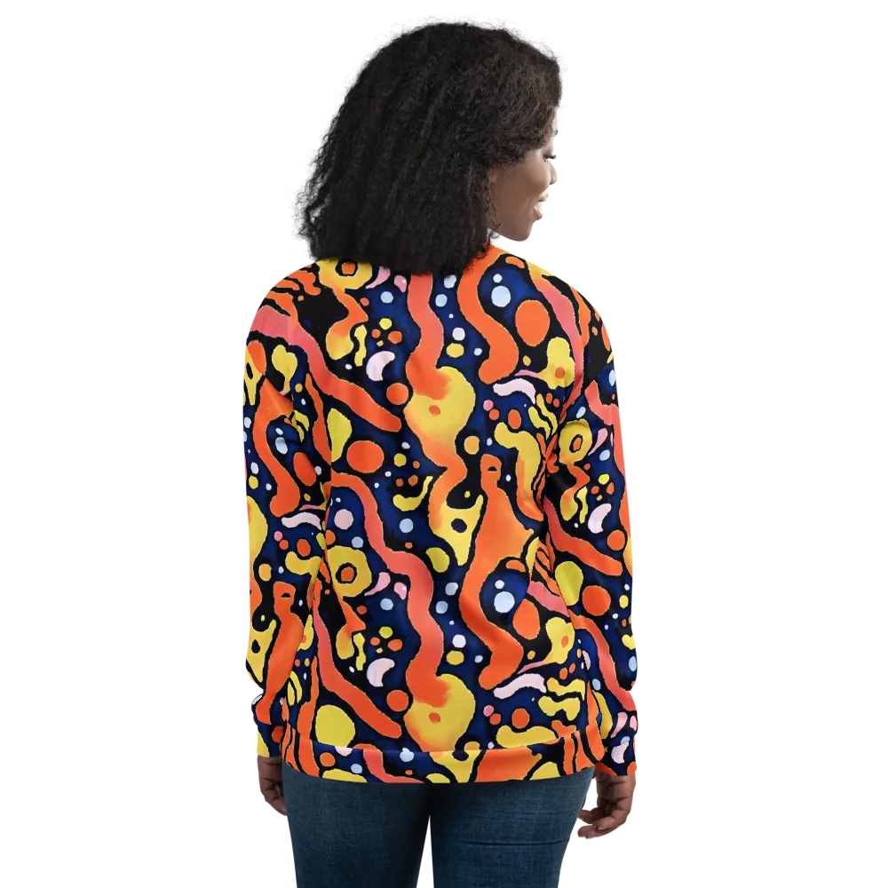 Molten Playground on Bomber Jacket — Back