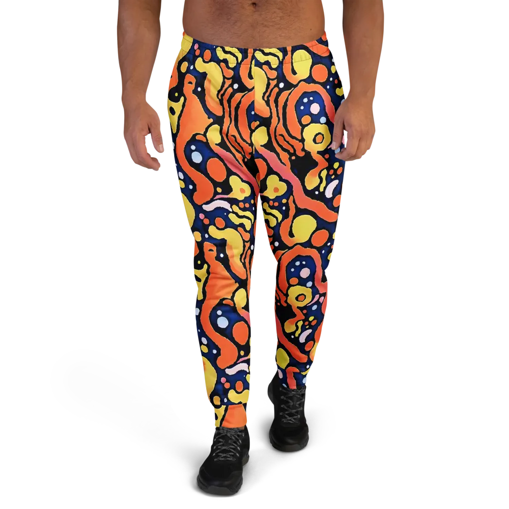 Molten Playground on Men's Joggers — Front