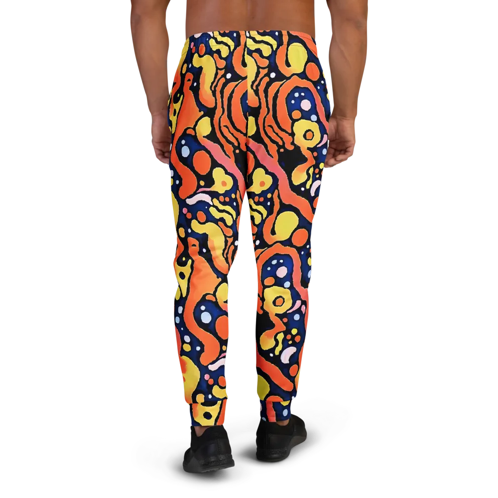Molten Playground on Men's Joggers — Back