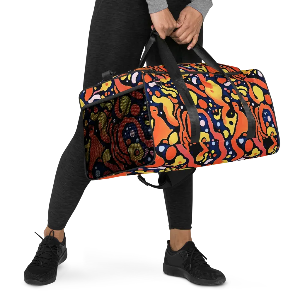Molten Playground on Duffle Bag — Right Front