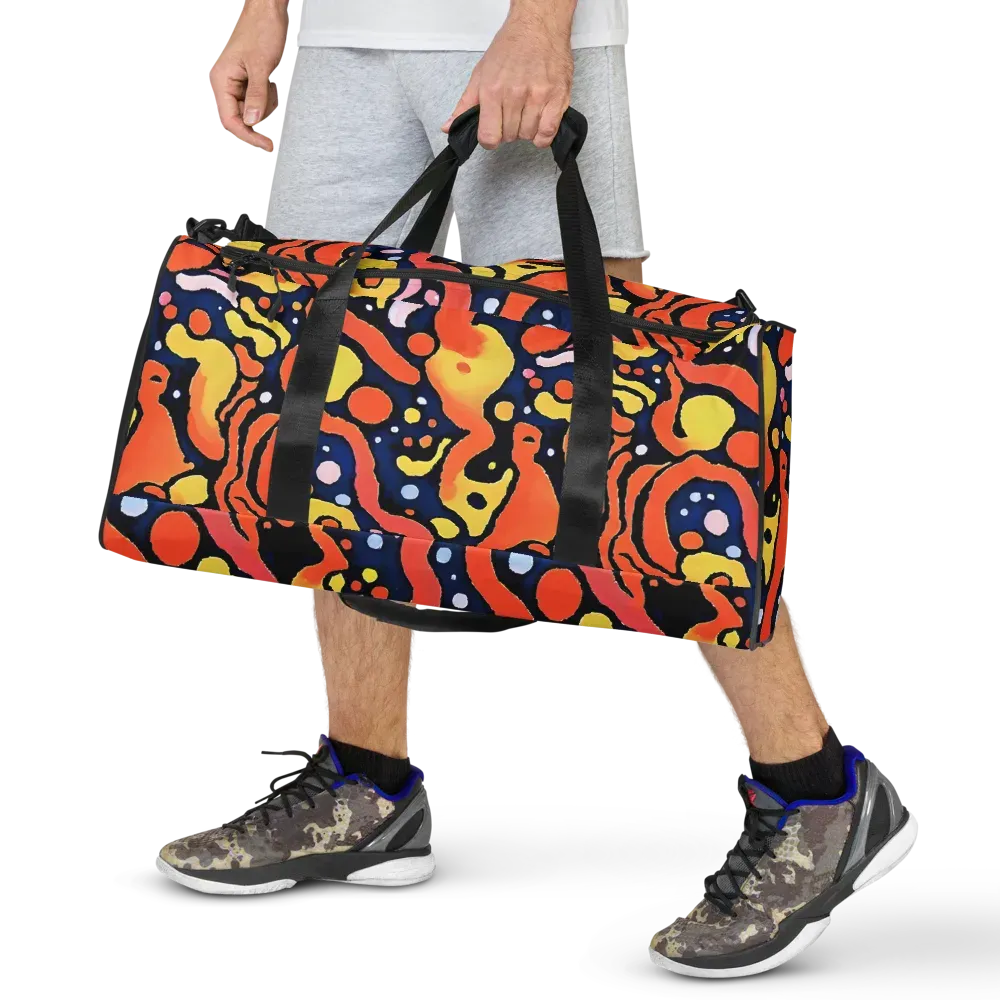 Molten Playground on Duffle Bag — Front