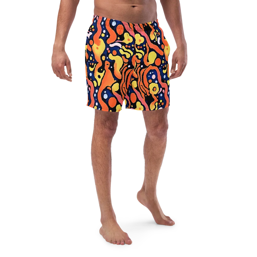Molten Playground on Swim Trunks — Front