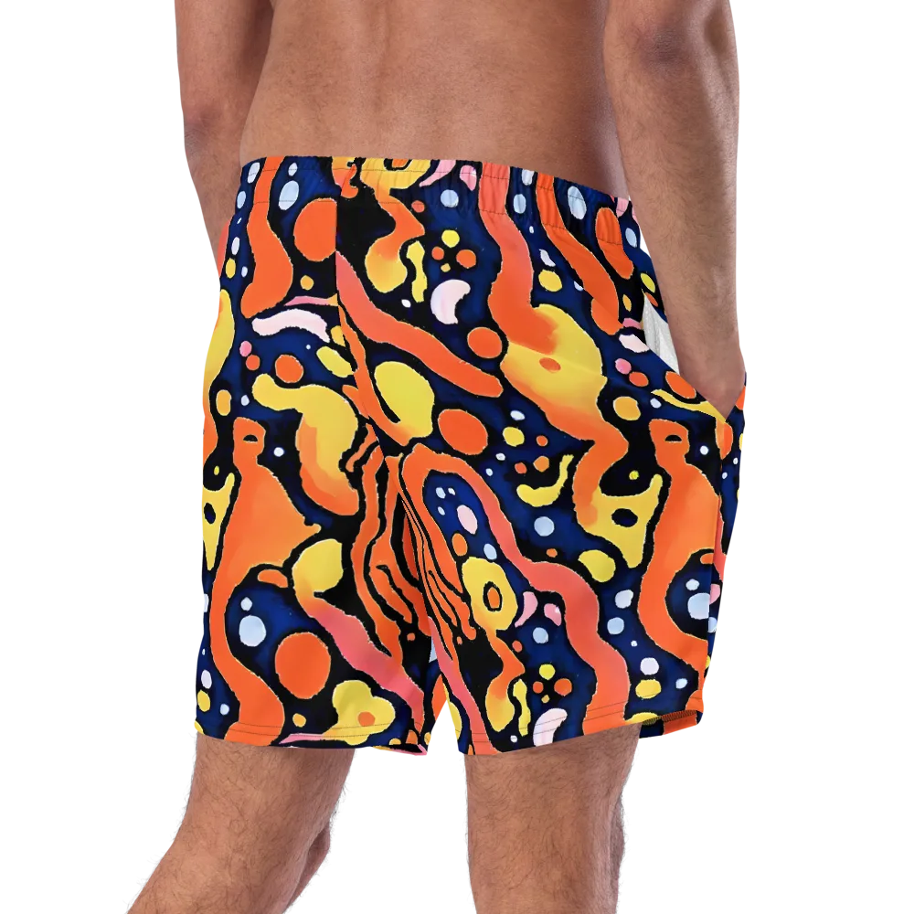 Molten Playground on Swim Trunks — Right Back