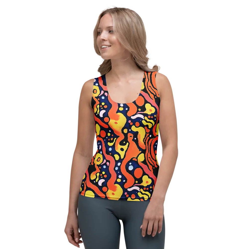 Molten Playground on Women's Tank Top — Front