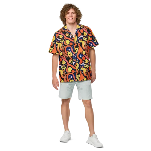 Molten Playground on a Button Shirt