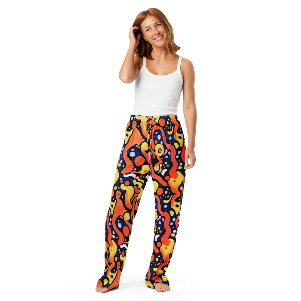 Molten Playground on Women's Pajama Pants — Front