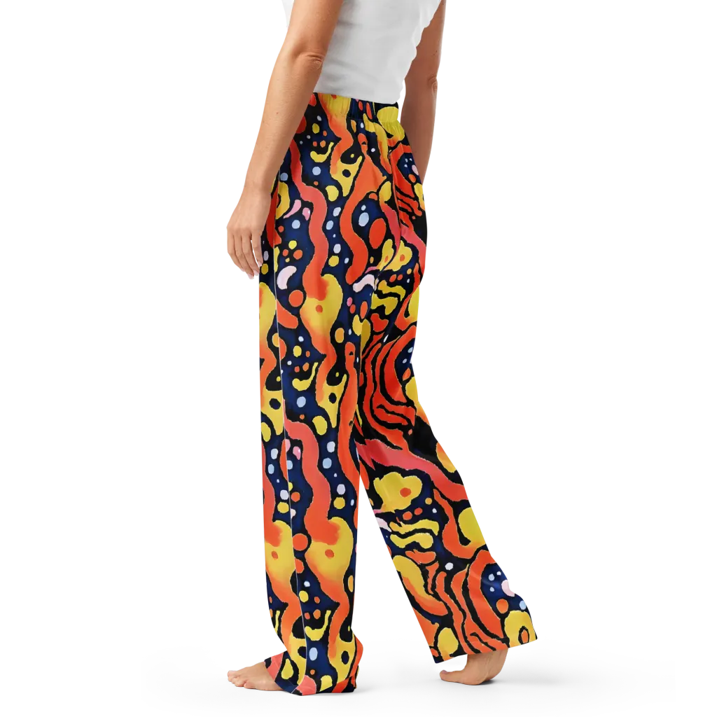 Molten Playground on Women's Pajama Pants — Left