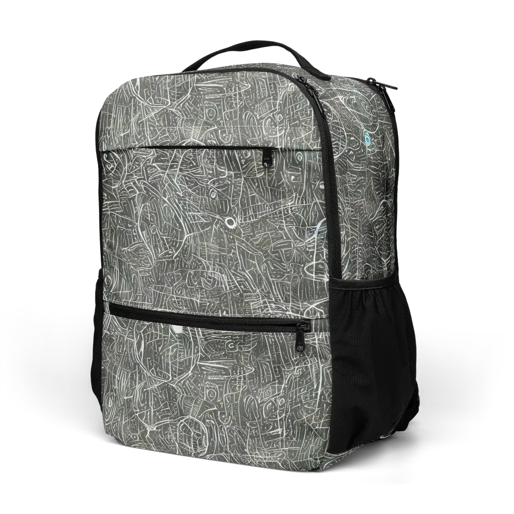 Obsidian Menagerie on Utility Backpack — Left Front