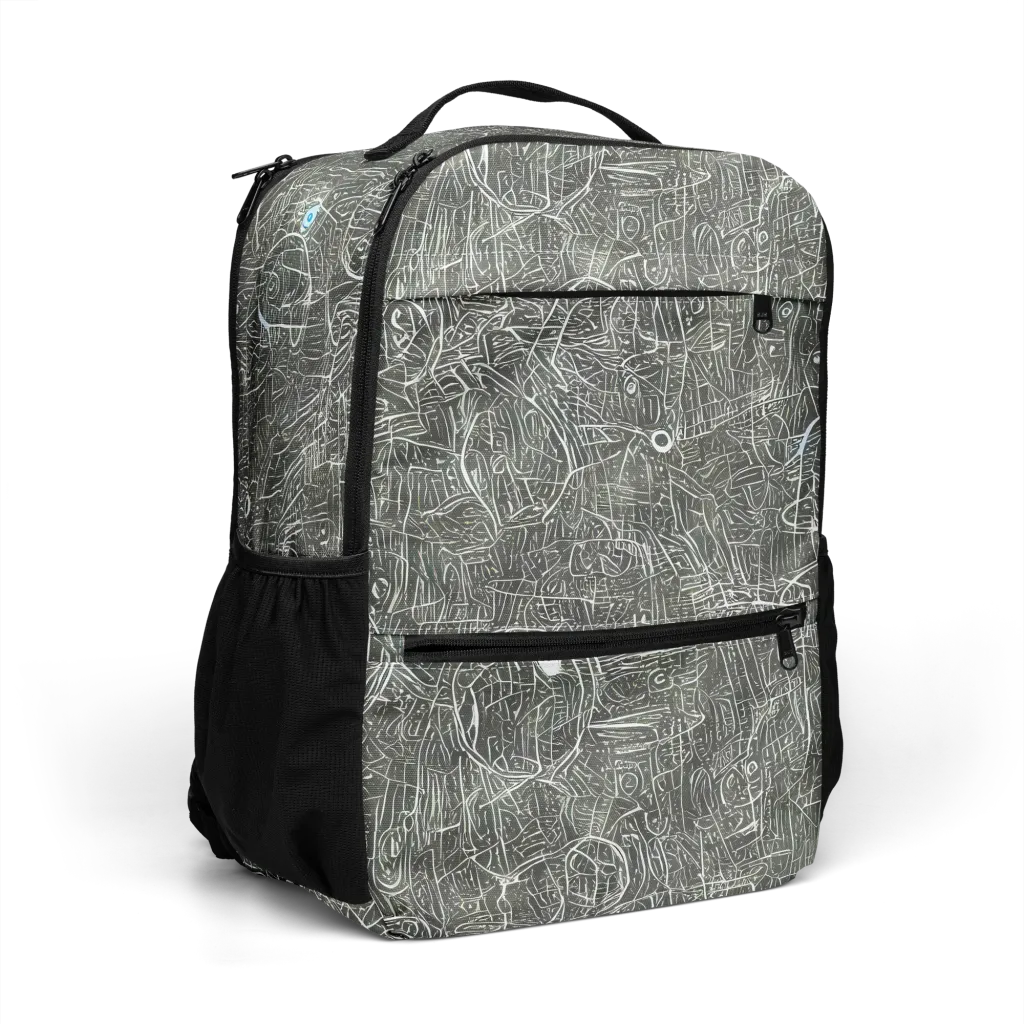 Obsidian Menagerie on Utility Backpack — Right Front