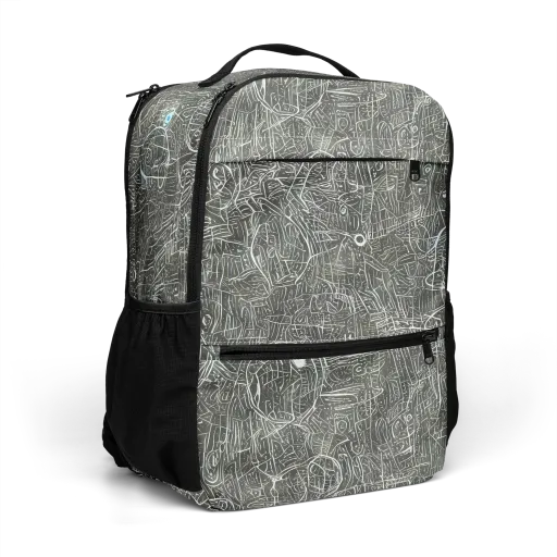 Obsidian Menagerie on a Utility Backpack