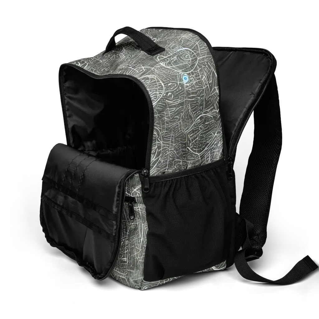 Obsidian Menagerie on Utility Backpack — Product details 2