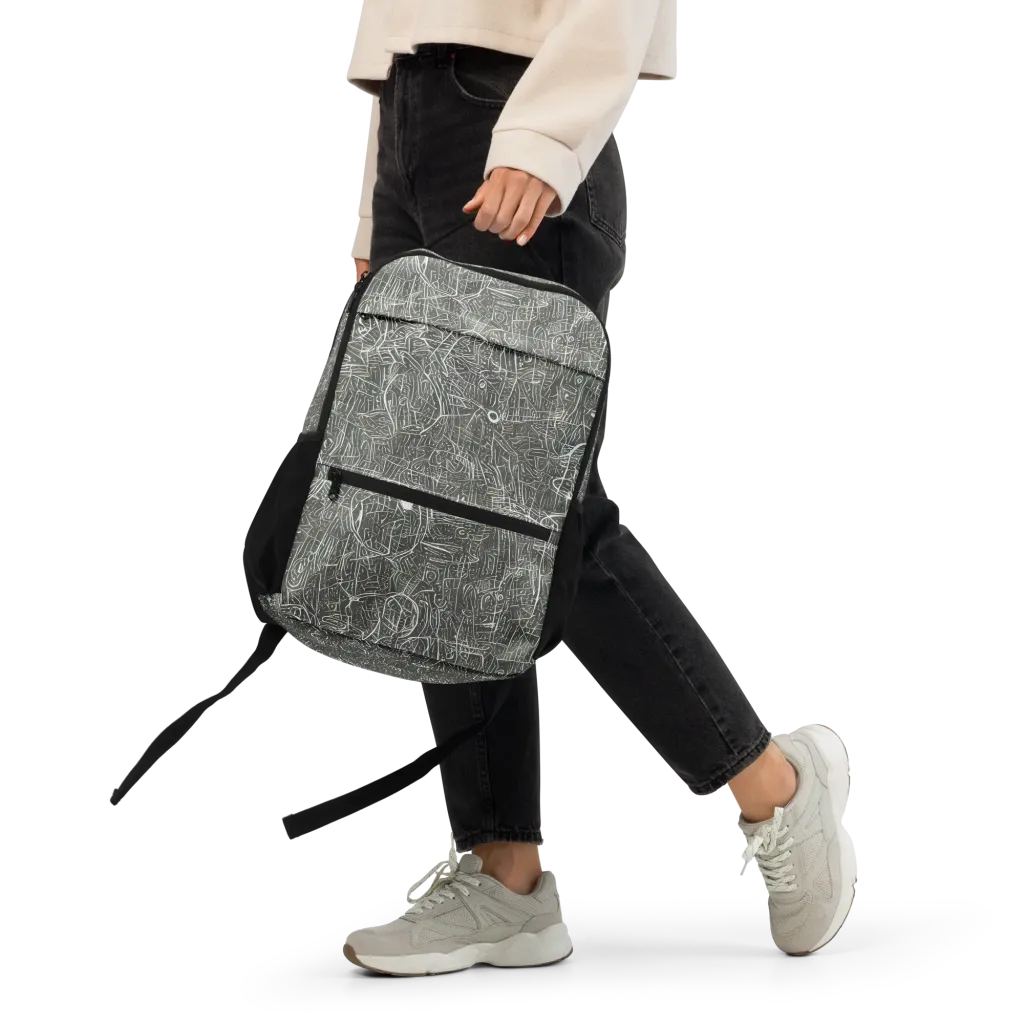 Obsidian Menagerie on Utility Backpack — Front