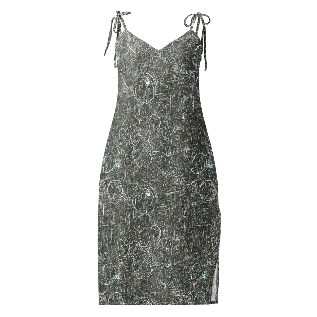 Obsidian Menagerie on Slip Dress — Front
