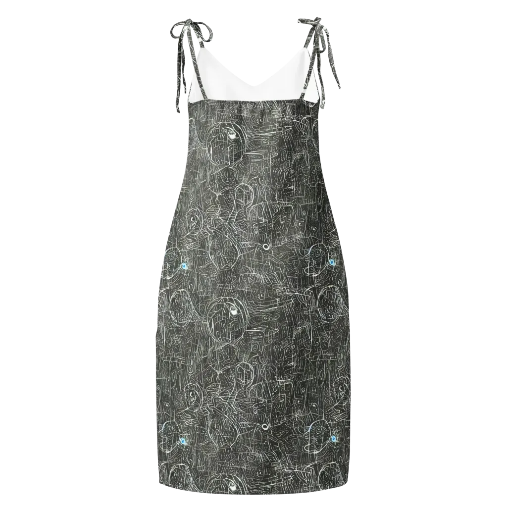 Obsidian Menagerie on Slip Dress — Back