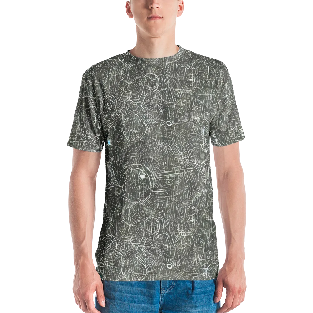 Obsidian Menagerie on Men's Crew Neck T-Shirt — Front