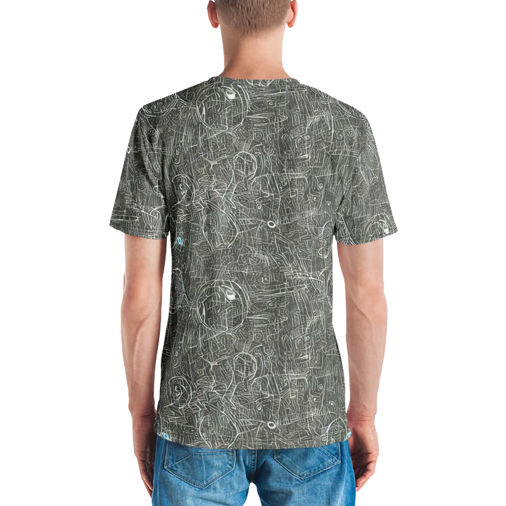 Obsidian Menagerie on Men's Crew Neck T-Shirt — Back