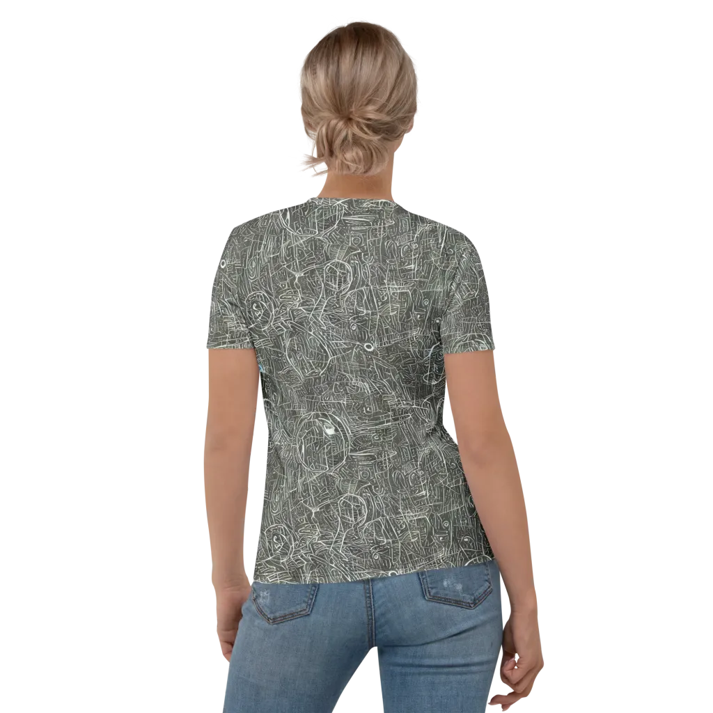Obsidian Menagerie on Women's Crew Neck T-Shirt — Back
