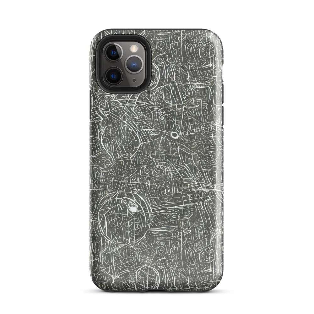 Obsidian Menagerie on Tough Case for iPhone® — Front