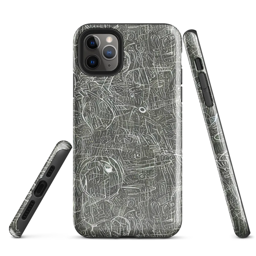Obsidian Menagerie on Tough Case for iPhone® — Front