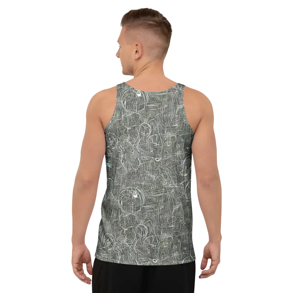 Obsidian Menagerie on Men's Tank Top — Back