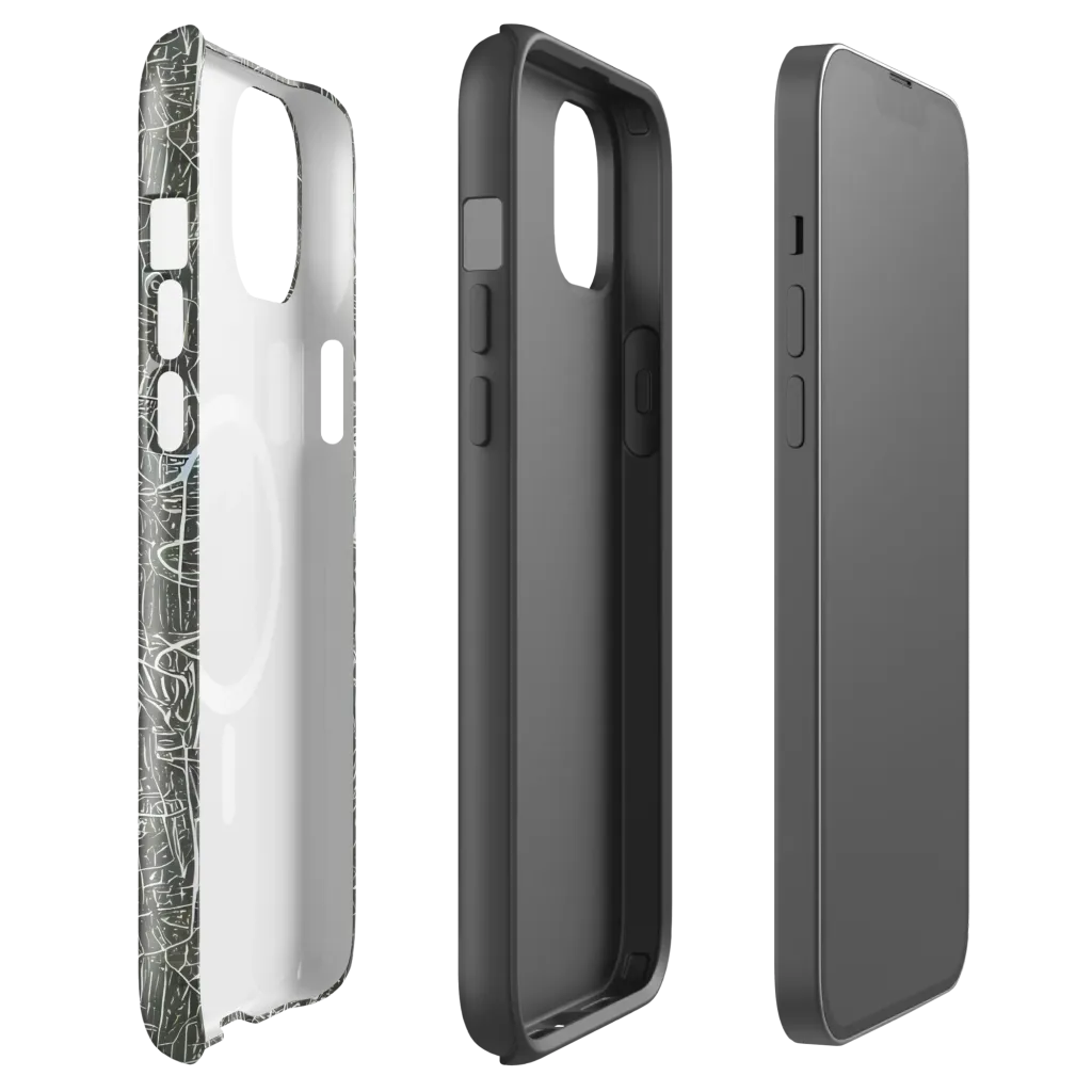 Obsidian Menagerie on MagSafe Tough Case for iPhone® — Front