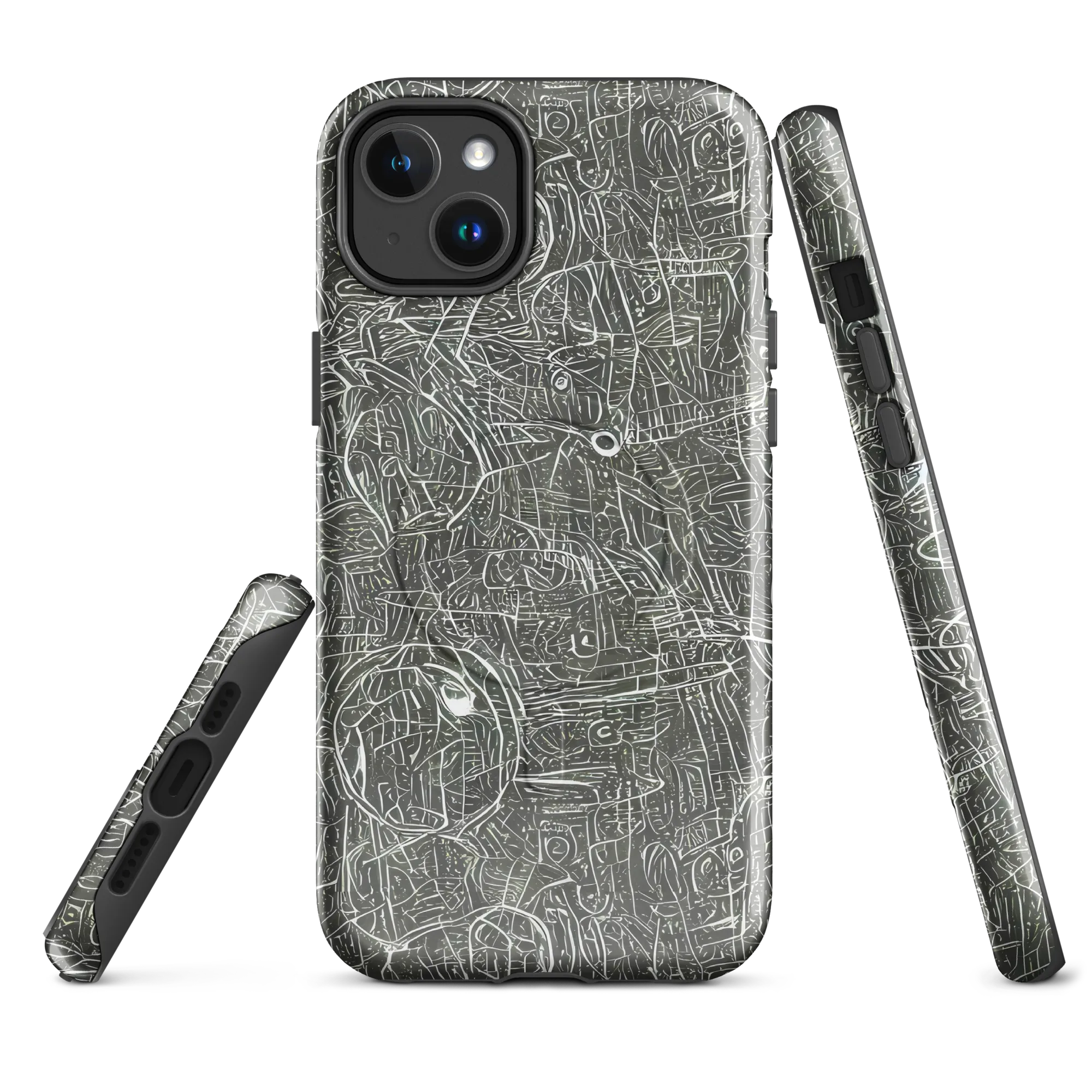 Obsidian Menagerie on MagSafe Tough Case for iPhone® — Front
