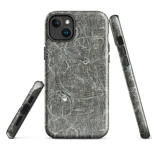 Obsidian Menagerie on a MagSafe Tough Case for iPhone®