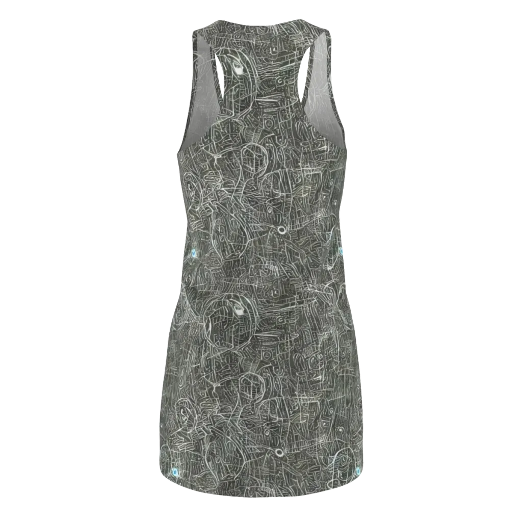 Obsidian Menagerie on Racerback Dress — Back
