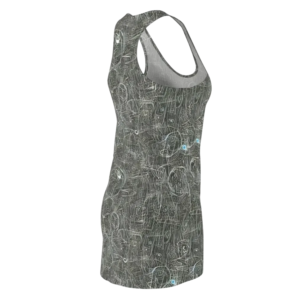 Obsidian Menagerie on Racerback Dress — Back Side