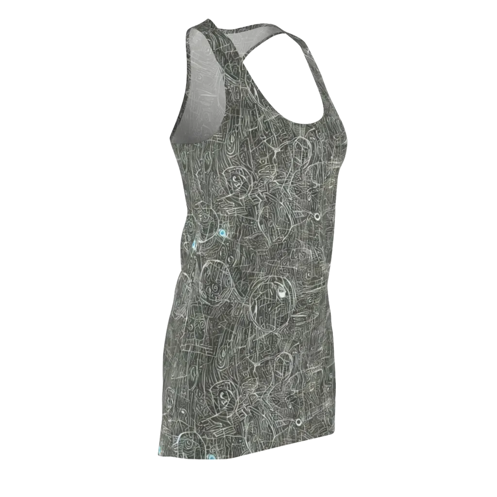 Obsidian Menagerie on Racerback Dress — Front Side