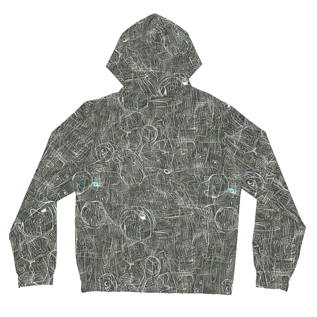 Obsidian Menagerie on Women's Full-Zip Hoodie — Back