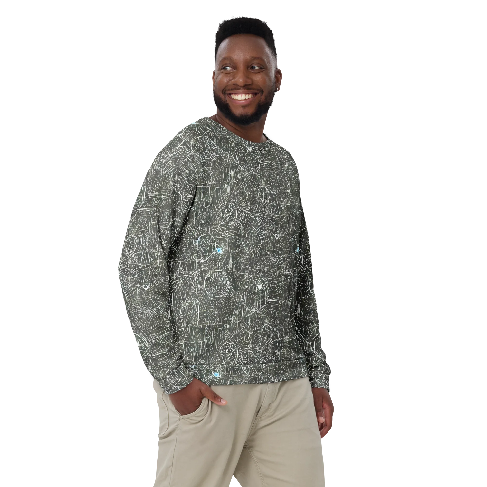 Obsidian Menagerie on Sweatshirt — Front